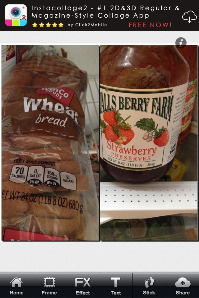 Bread/ toast and jelly 