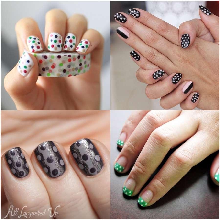 Awesome! Awesome! Polka Dot Nails DO!!!! Easy And Quick!!!!