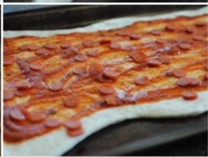 Sprinkle on the mini pepperoni