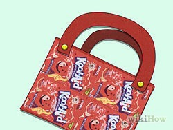 Keep the Kool Aid packages and make a Kool Aid purse. They're a little different and a great way to reuse your waste instead of throwing it away.