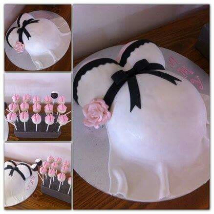 baby shower pregnant belly cakes 