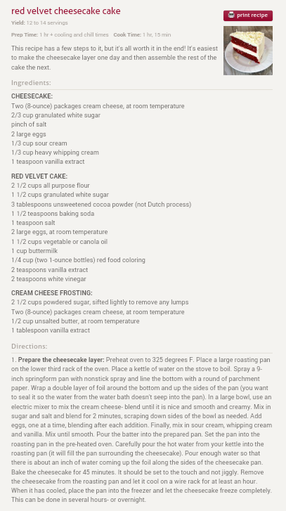 Red Velvet Cheesecake Cake!!!