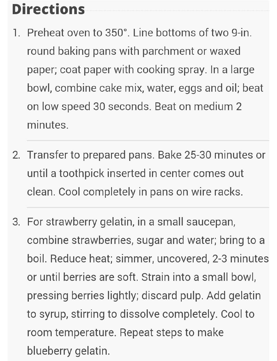 Red, White, and Blueberry Poke Cake