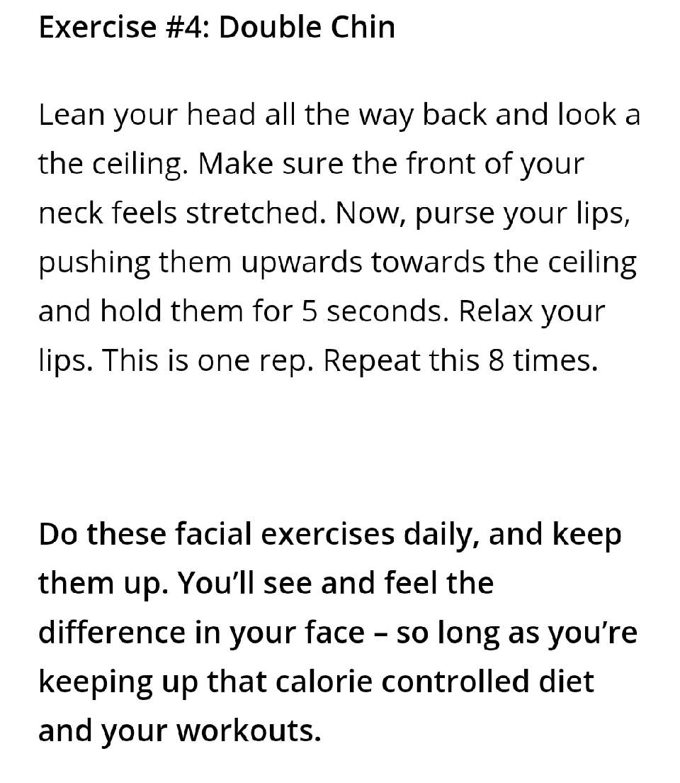 How To Lose Weight In Your Face!