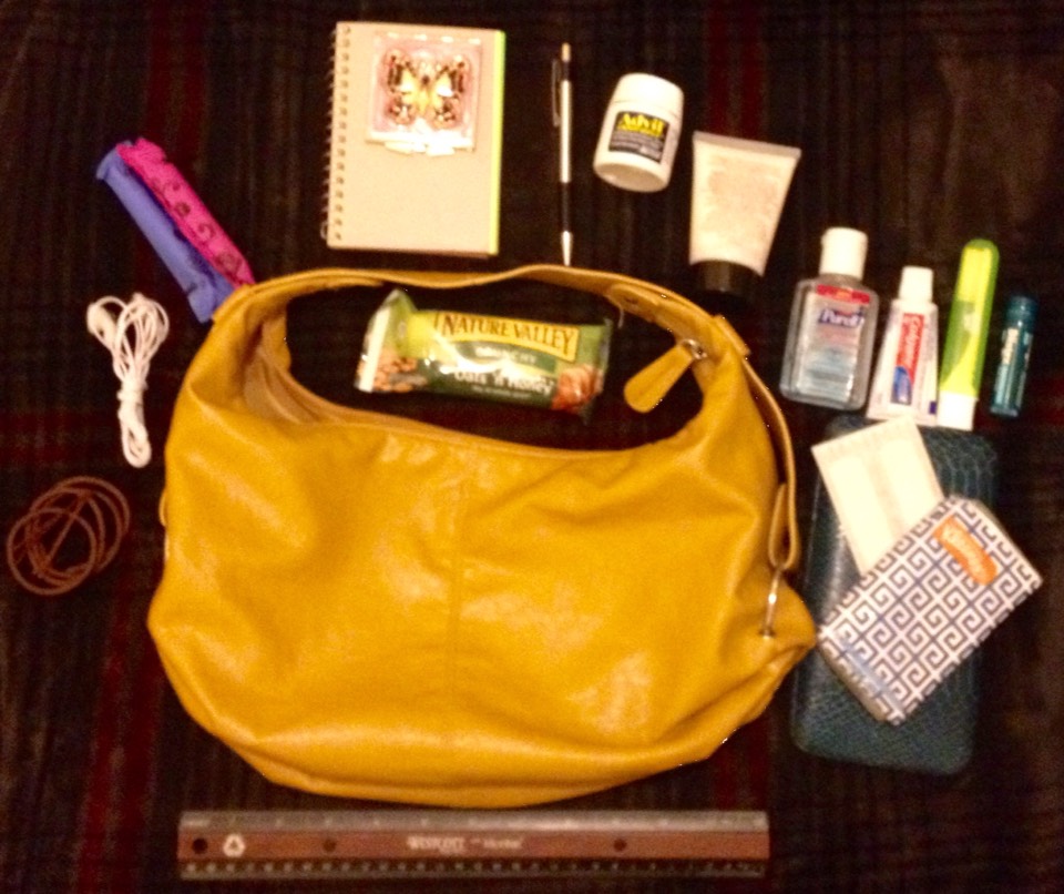People were commenting that it was too much stuff and wouldn't fit in a small purse, so I took it upon myself to prove them wrong. (Also something I wanted to do for fun.)