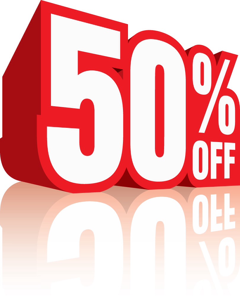Usually 50% at most drugstores, convenience stores, and grocery stores. Head out now before it's all gone!!