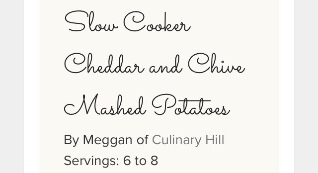 Slow Cooker Cheddar And Choice Mashed Potatoes!