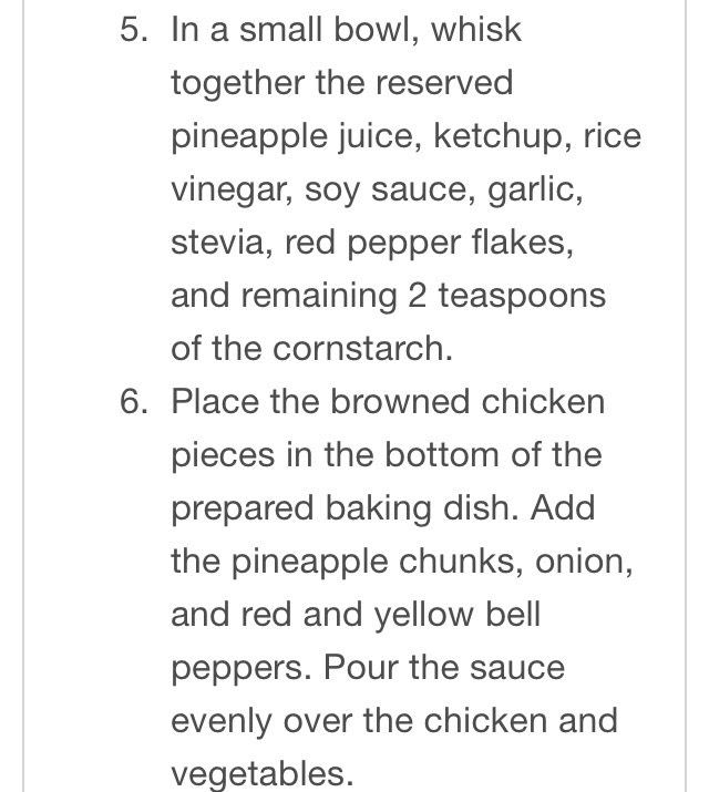 
Recipe: Baked Sweet and Sour Chicken