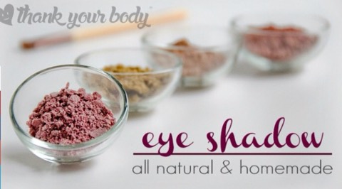 Homemade Eyeshadow 

http://www.thankyourbody.com/all-natural-homemade-eye-shadow-recipe/