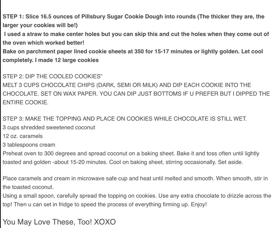 😍Homemade Cookies Topped With Toasted Coconut, Caramel & Chocolate! What?!😍