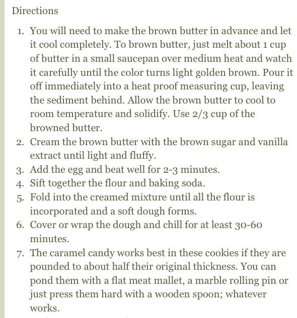 ✨ Simple Easy To Make Delicious Caramel Stuffed Brown Butter Cookies✨😋