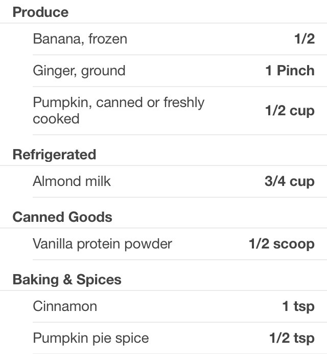 Pumpkin Spice Smoothie Recipe #tipit