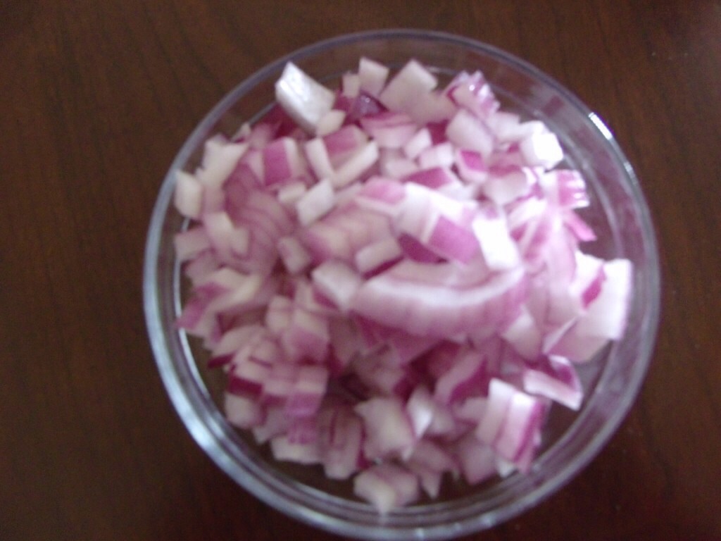 Red Onions are completely optional. To me they give an amazing taste to the salad. Don't use a big amount if your onion is strong in flavor. Make sure the onion is chopped a lot smaller than the tomatoes and cucumbers.