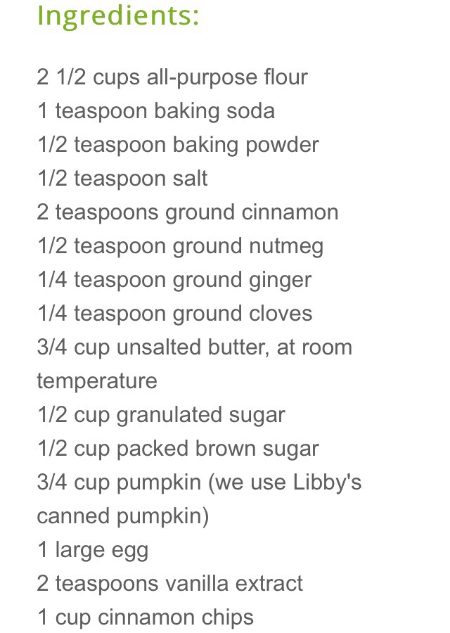 Pumpkin Cinnamon Cookies!