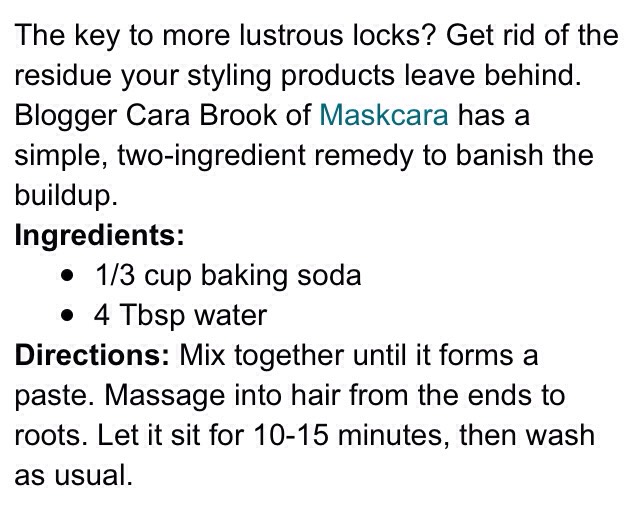✨Homemade Hair Treatment (Deep cleaner)✨