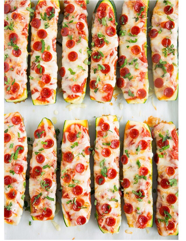Zucchini Pizza Boats