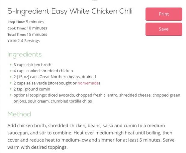 White Chicken Chili
