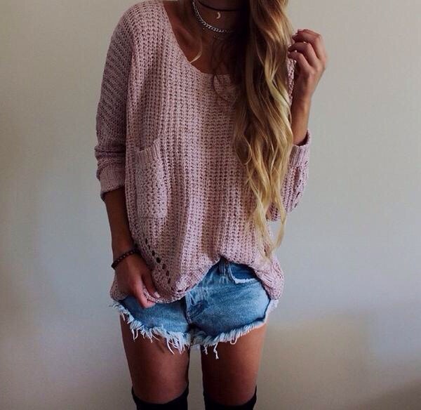 Loose + Loose + Knee high socks = Lazy Saturday