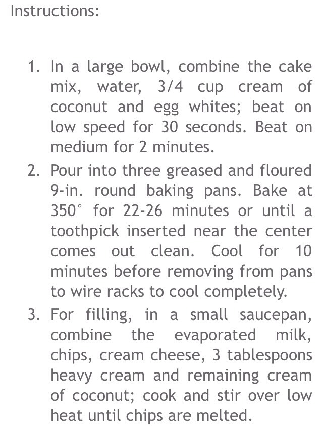 White Chocolate Coconut Cake