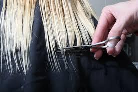 Don’t trim too often. Many times you will need to cut your hair ends every 6-8 weeks to get rid of your split ends. At minimum, you should be cutting 1/2 and inch off your hair (your split ends) every 3-4 months.