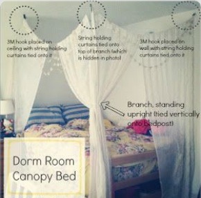 Build one for you and your room mate for privacy! 