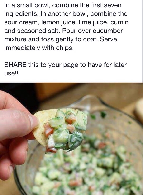 Crispy Cucumber Salsa! Low Calorie!