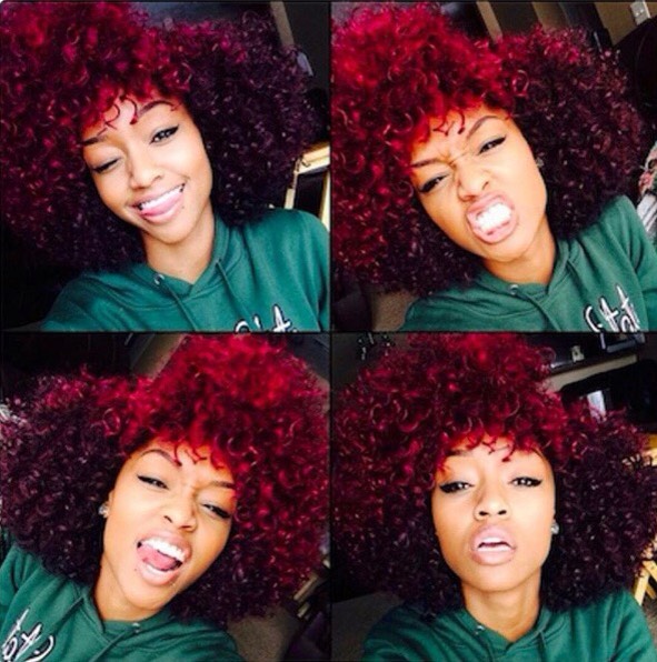 Dyed Hair on Dark Skin Girls / Colored Hair on Darker Skin