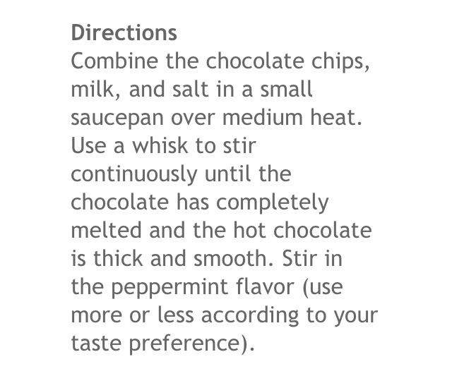 Striped Candy Cane White Hot Chocolate
