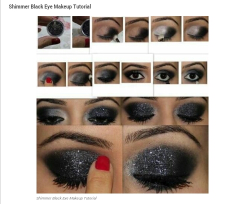 Top Ten Amazing Black Eye Makeup Tutorials!!!!!
