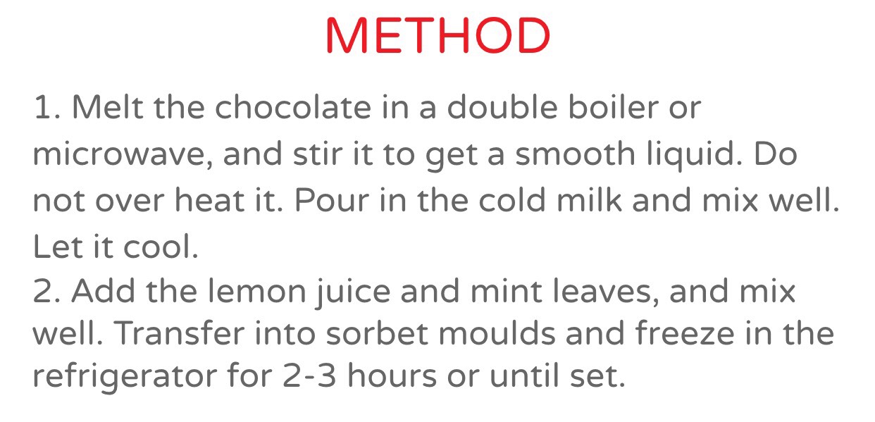 White Chocolate And Lemon Sorbet