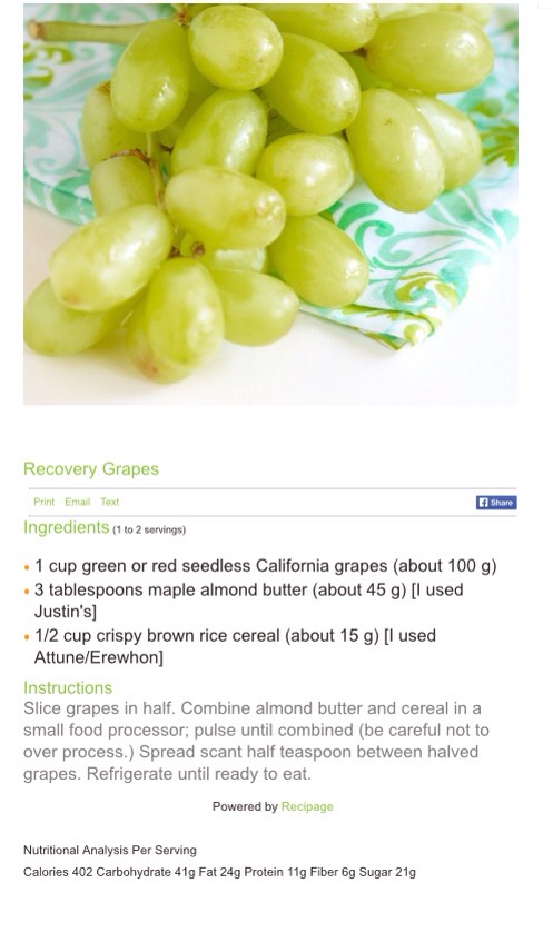 Healthy Almond Stuffed Grapes