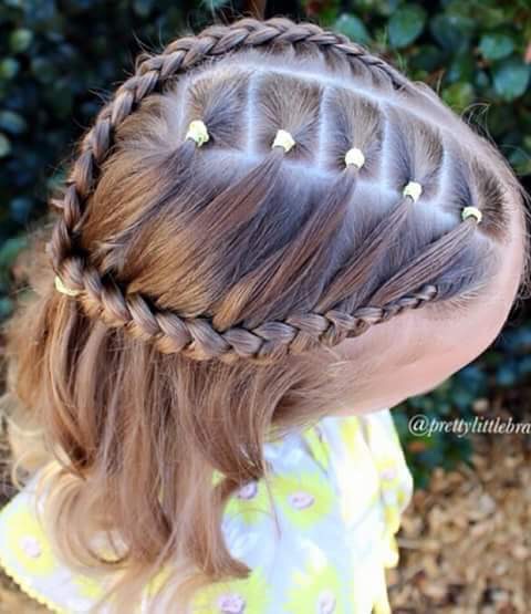 💕28 Braided & Knotted Hairdos For Little Girls💕