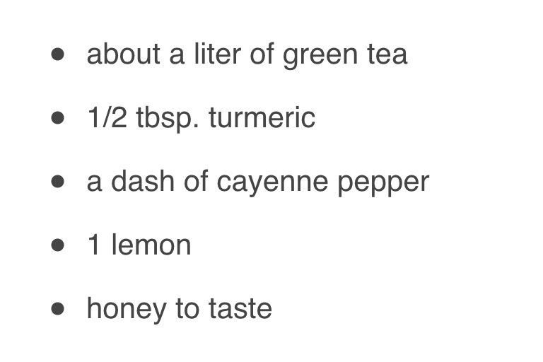 Fat Burning Detox Tea Recipe. ☕️