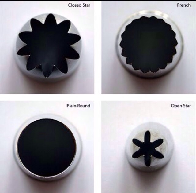 Cupcake Frosting Nozzle Designs 