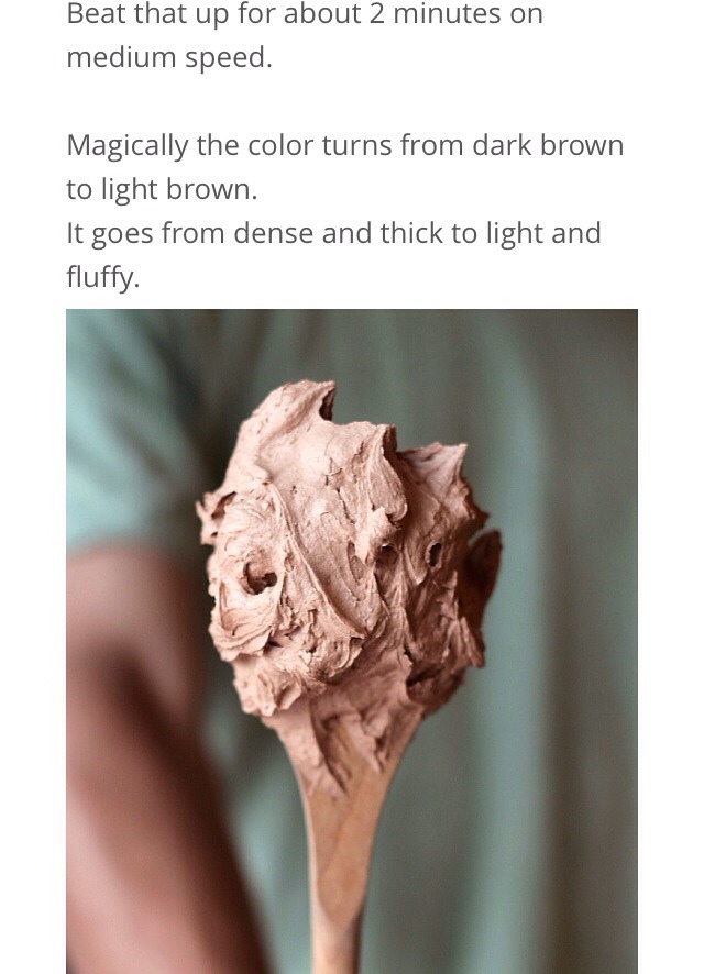 Easy Chocolate Buttercream Frosting.