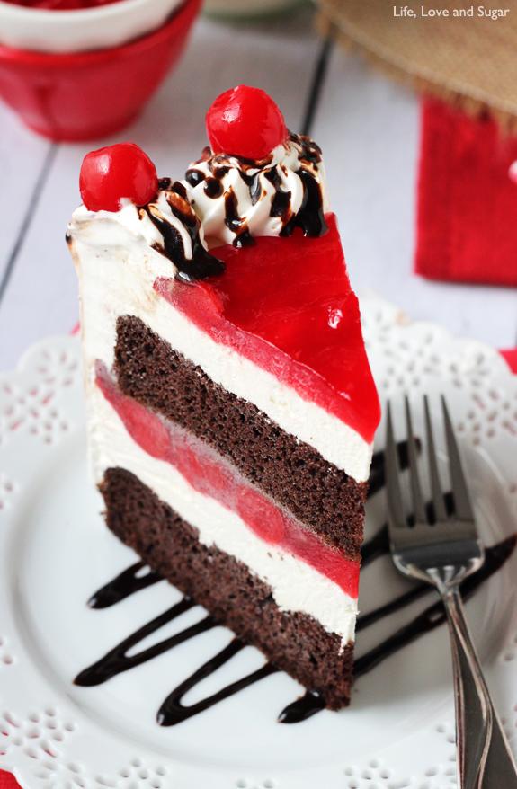 Black Forest Ice Cream Cake 