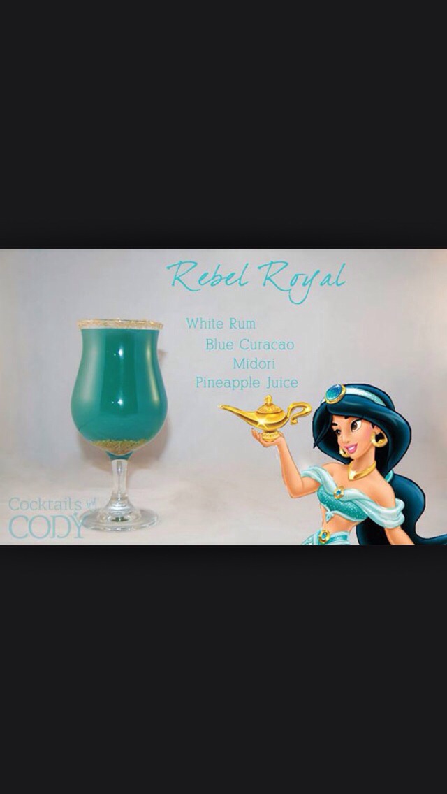 Disney Inspired Cocktail Drinks. Created By Cocktails By Cody. 