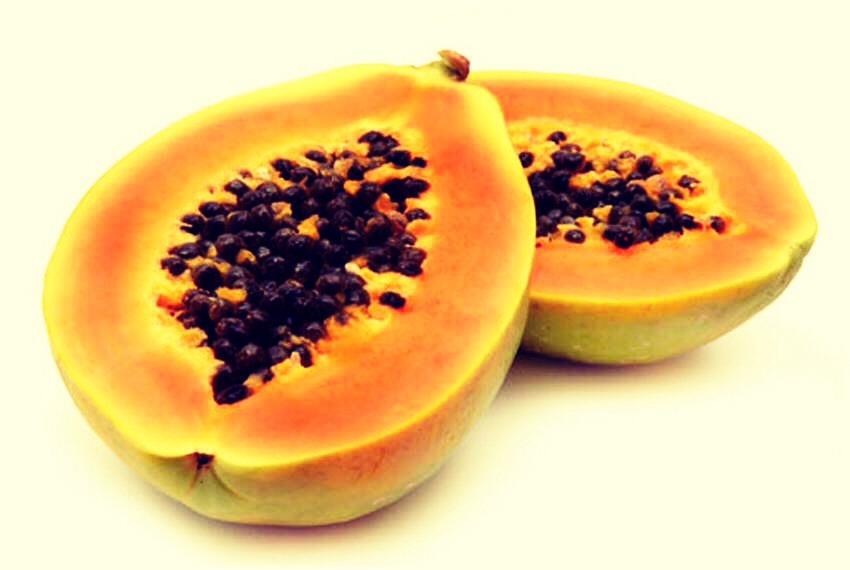 PAPAYA~ stimulates collagen growth eliminating skin cells so your healthy , youthful skin shines through.