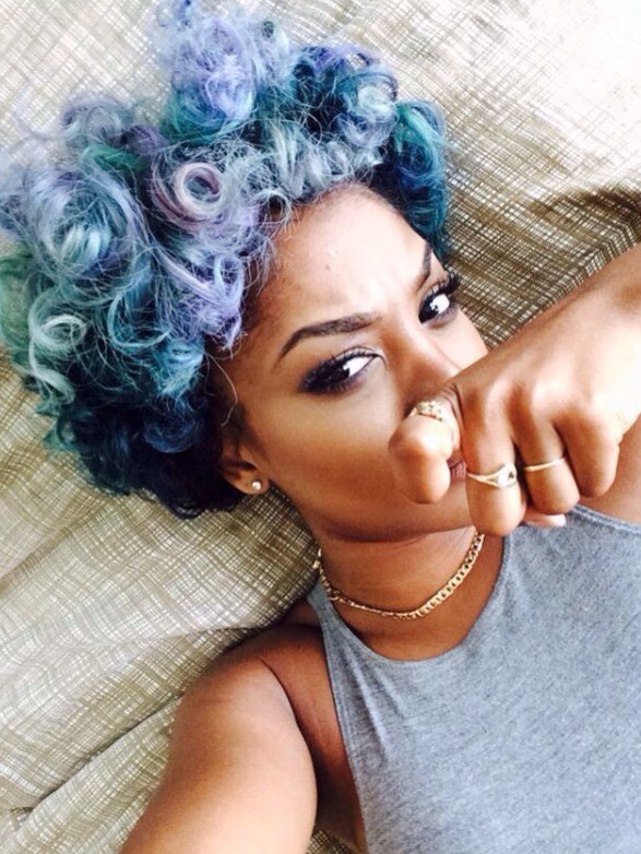 Dyed Hair on Dark Skin Girls / Colored Hair on Darker Skin