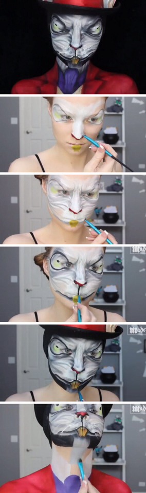 Easy Halloween Makeup Tutorials! #HalloweenTip