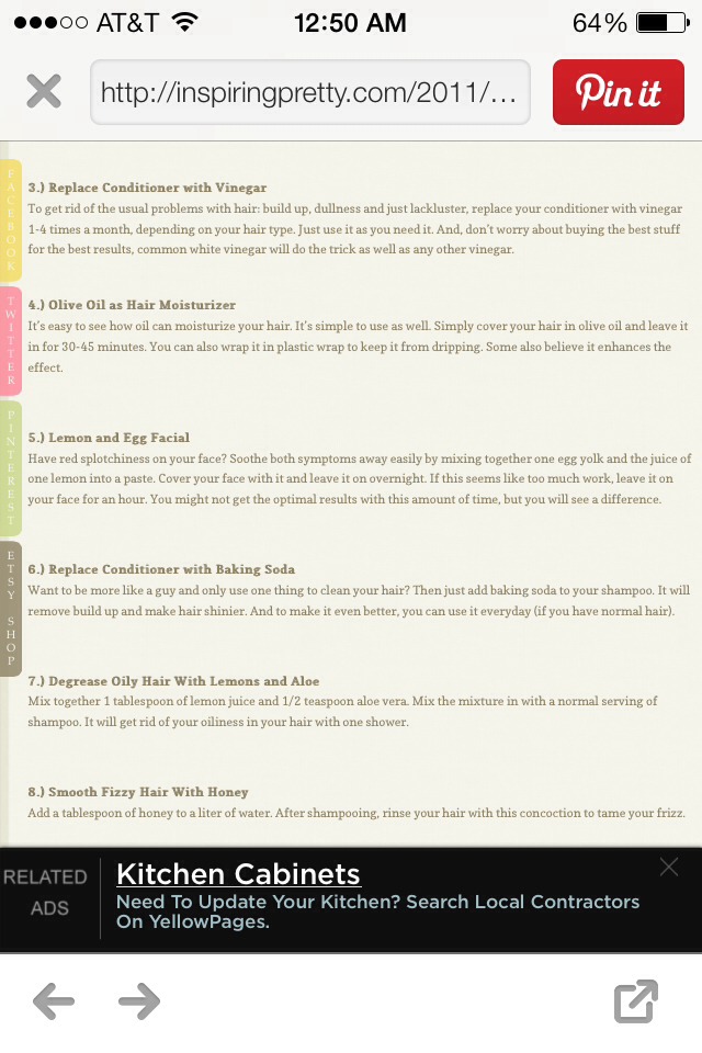 Natural Beauty Tips!!!