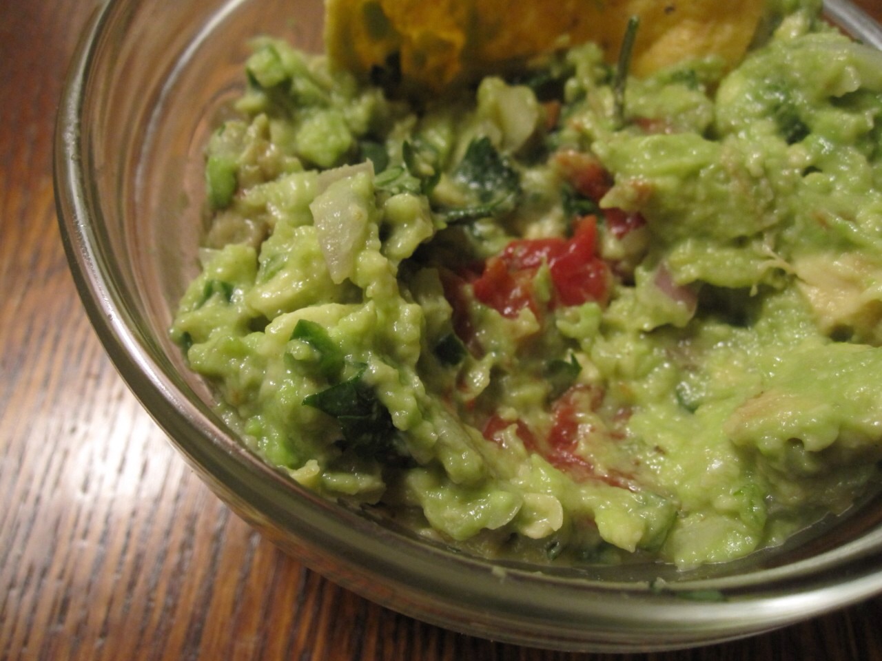 Guacamole. Yumm. It's SOO good for you and ur taste buds. I know it's not that quick to make but you can make it the night before and put it in ur fridge. All you need then is chips and hunger.