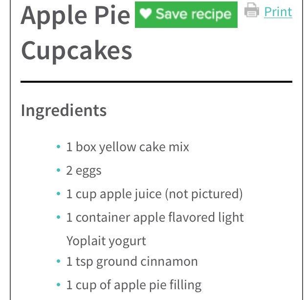 Apple Pie Cupcakes!