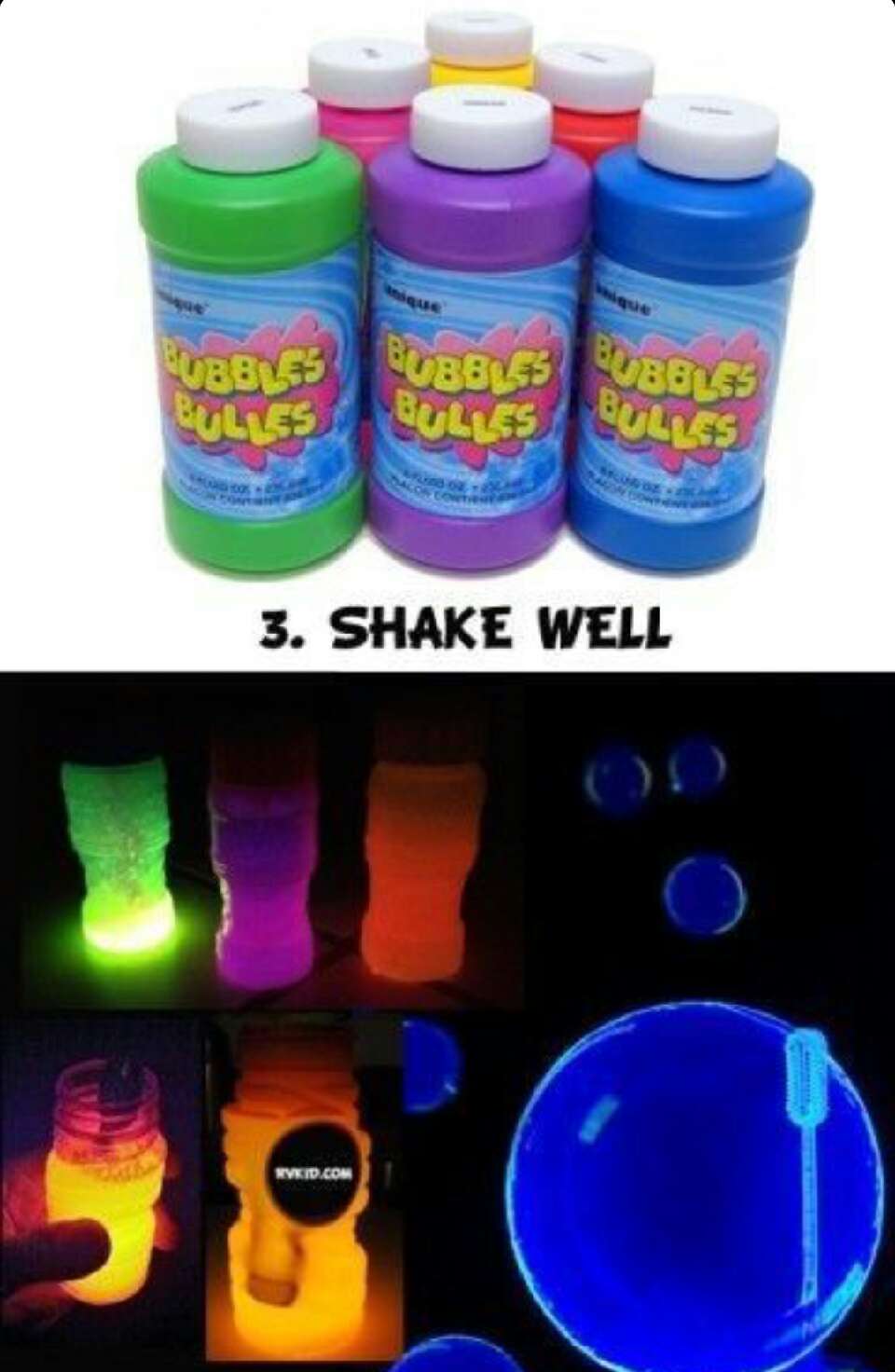 Glow In The Dark Bubbles!