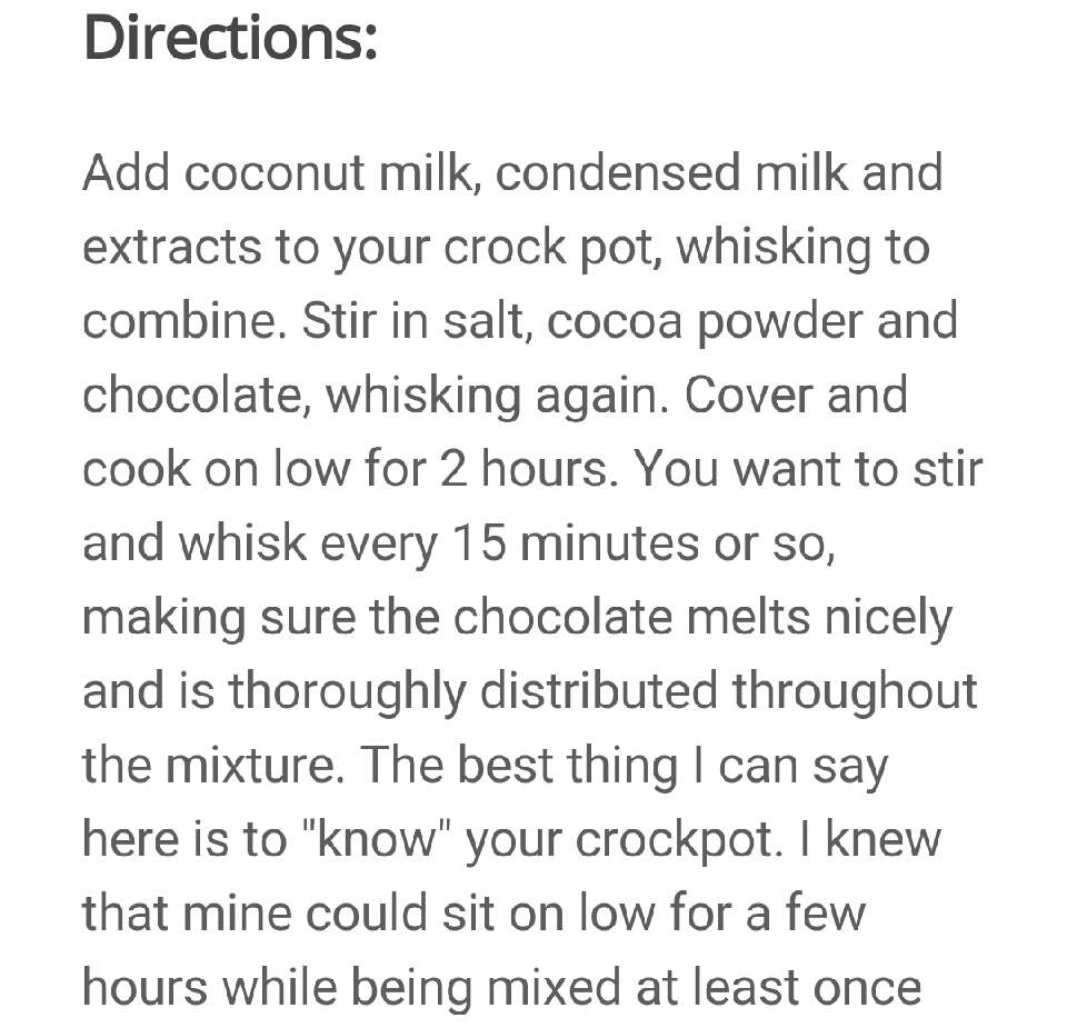 Creamy Coconut Hot Chocolate!!!