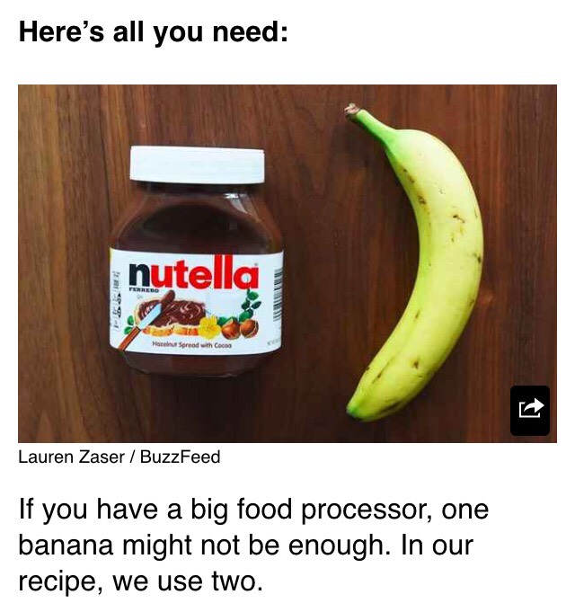 " Easy Two-Ingredient Nutella Soft Serve"