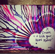 Melted Crayon Art Designs 