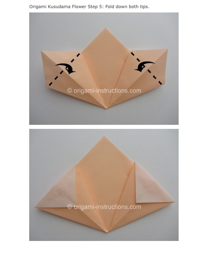 Valentines Day Tip: Origami Kusudama Flower Folding; 8 Quick Steps 💐🌸