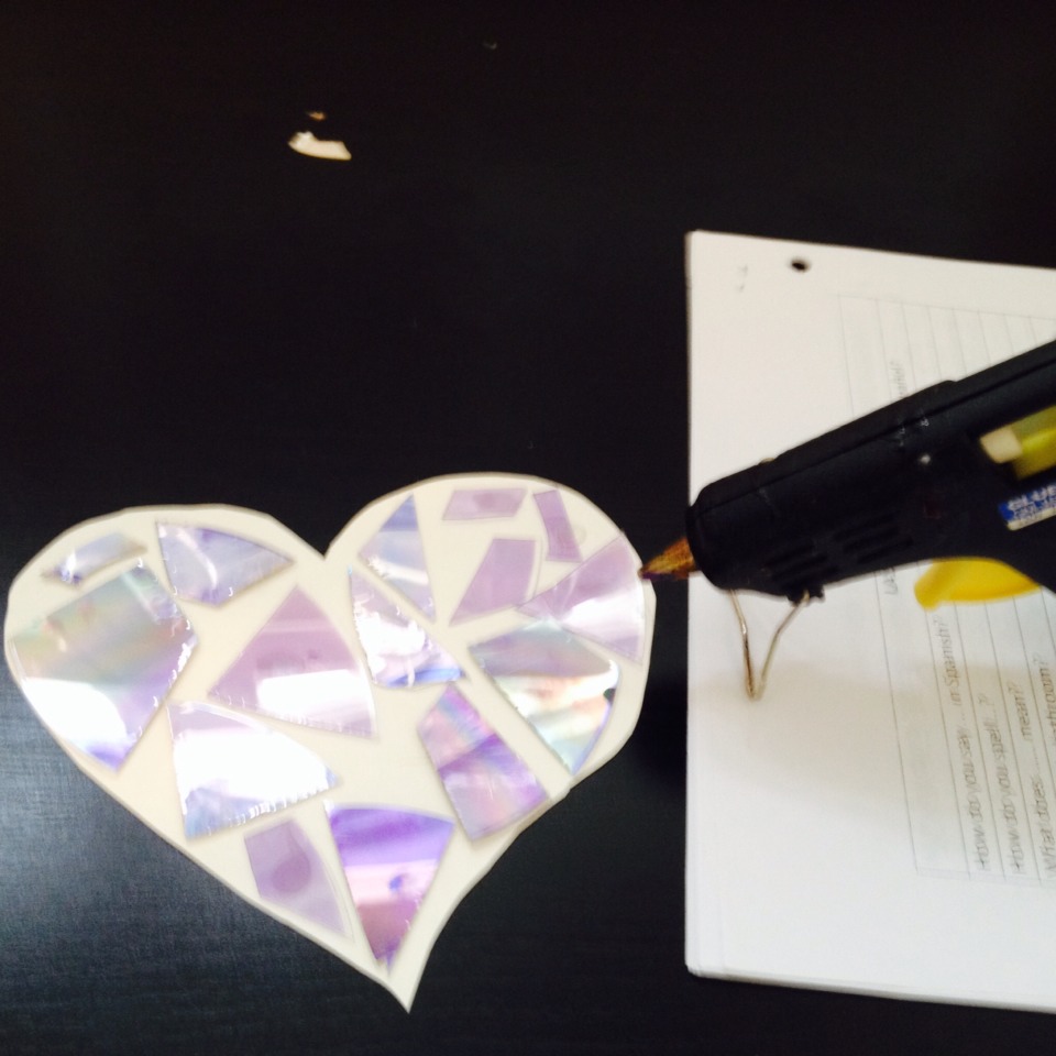 DIY Room Decor "mirror Hearts"