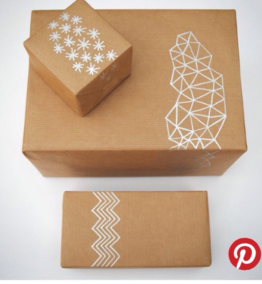 Wrapping Paper

A cheaper option which leaves a more thoughtful gift for your loved ones; design your own 💕